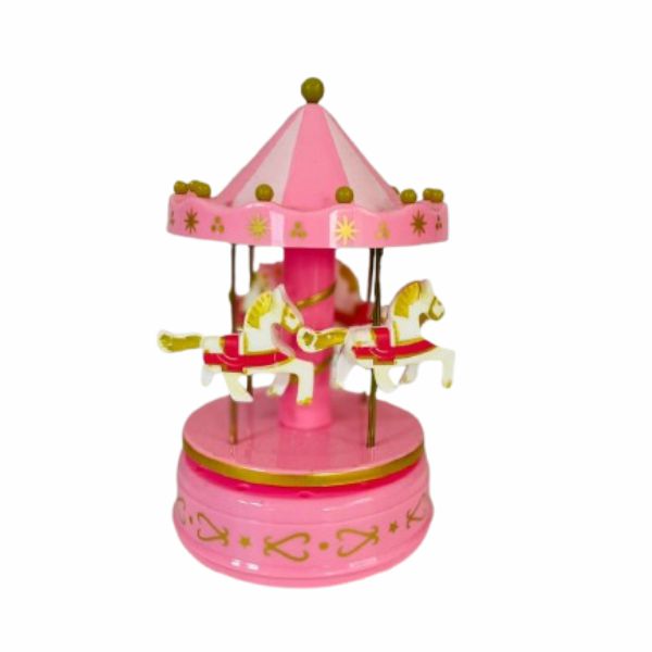 Carrossel Musical Rosa 